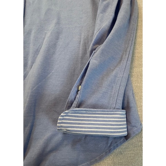 Polo Ralph Lauren Knit Oxford Button Down Shirt Light Blue XL Long Sleeve Pony - Picture 4 of 11